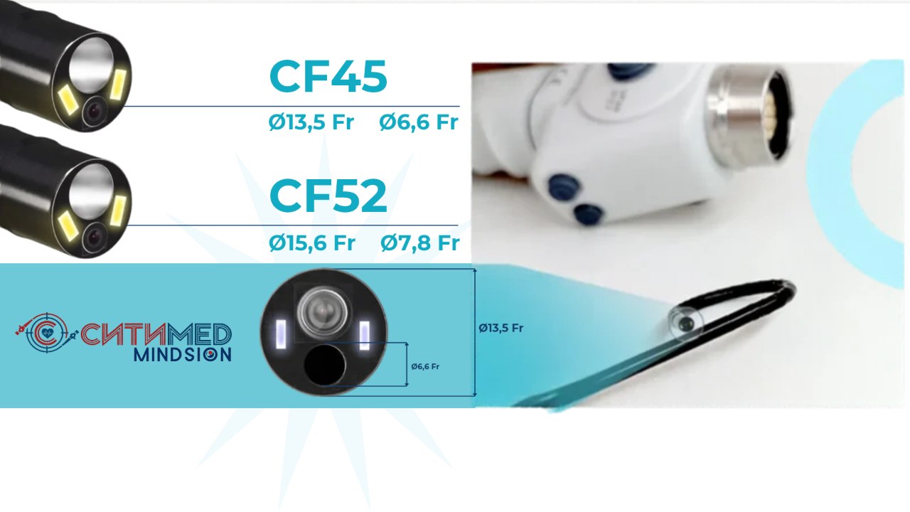 Узлы и размеры моделей CF45 и CF52