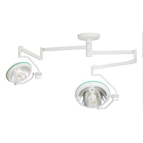Хирургический потолочный двухблочный светильник Аксима-720/ 520